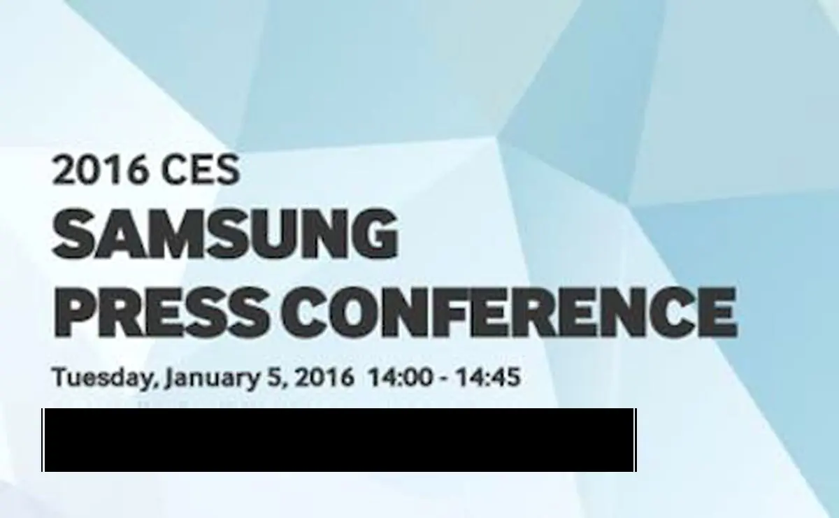 سامسونگ برای رویداد CES 2016 دعوتنامه ارسال کرد