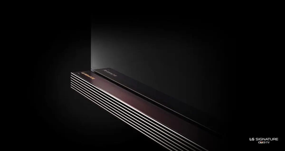 رونمایی از تلویزیون فوق باریک LG مدل W در نمایشگاه CES 2017
