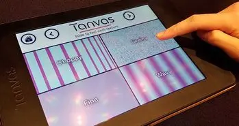 تشخیص ماهیت مواد از طریق لمس آنها در صفحه نمایش