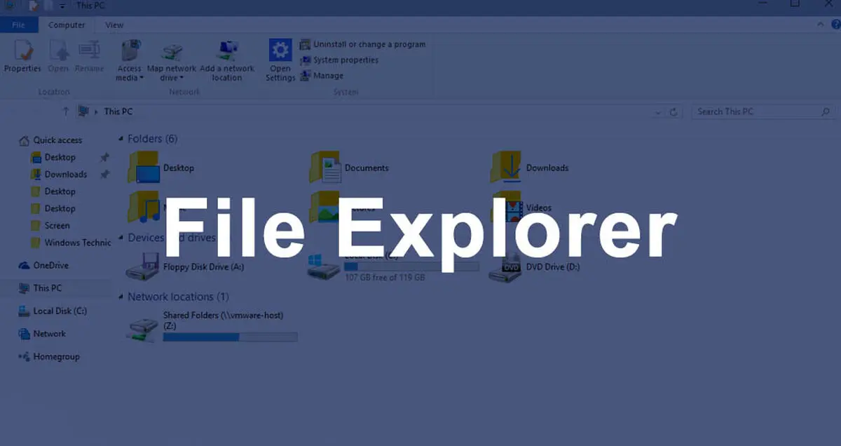 آموزش تغییر مسیر پیش فرض File Explorer در ویندوز ۱۰