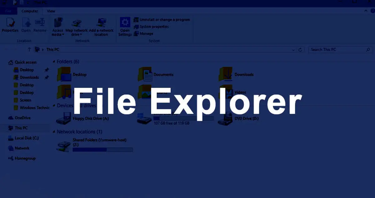 آموزش تغییر مسیر پیش فرض File Explorer در ویندوز ۱۰