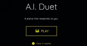 با A.I. Duet گوگل، پیانو بنوازید