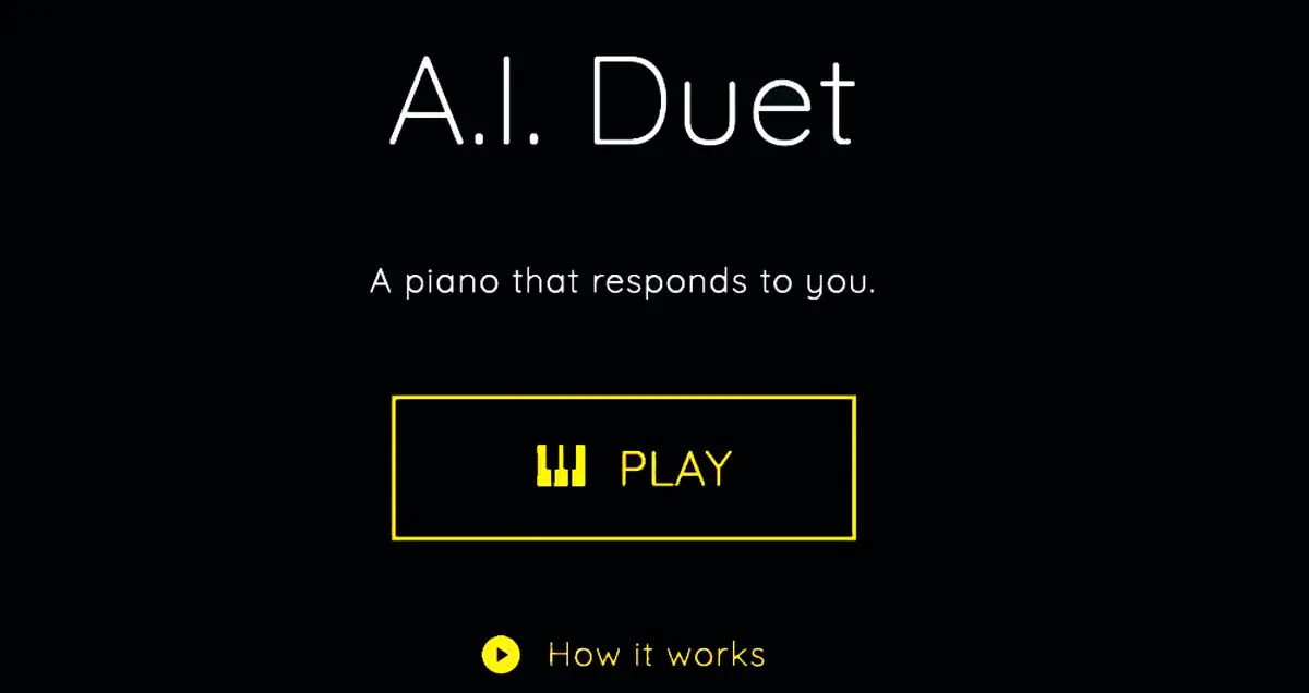 با A.I. Duet گوگل، پیانو بنوازید