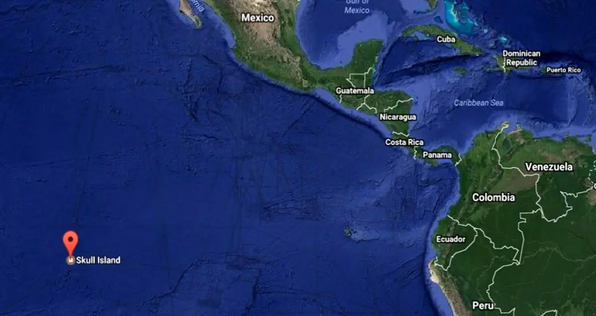 جزیره جمجمه فیلم Skull island جایی نیست که نقشه گوگل آن را نشان می‌دهد!