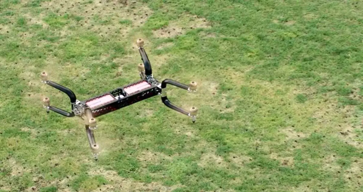 ساخت پهپادی با قابلیت حمل انسان