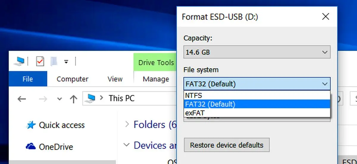 تفاوت‌ و موارد استفاده از فرمت‌های FAT32، exFAT و NTFS