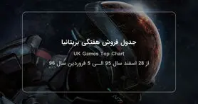 جدول فروش هفتگی بریتانیا | Mass Effect: Andromeda صدرنشین شد