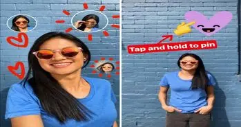 استیکرهای جالب بر روی تصاویر استوری اینستاگرام به مناسبت ۲۰۰ میلیونی شدن