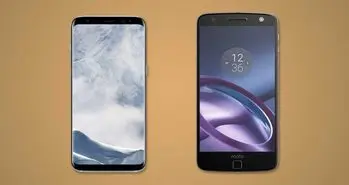 مقایسه کامل گلکسی S8 و S8 پلاس با Moto Z موتورولا