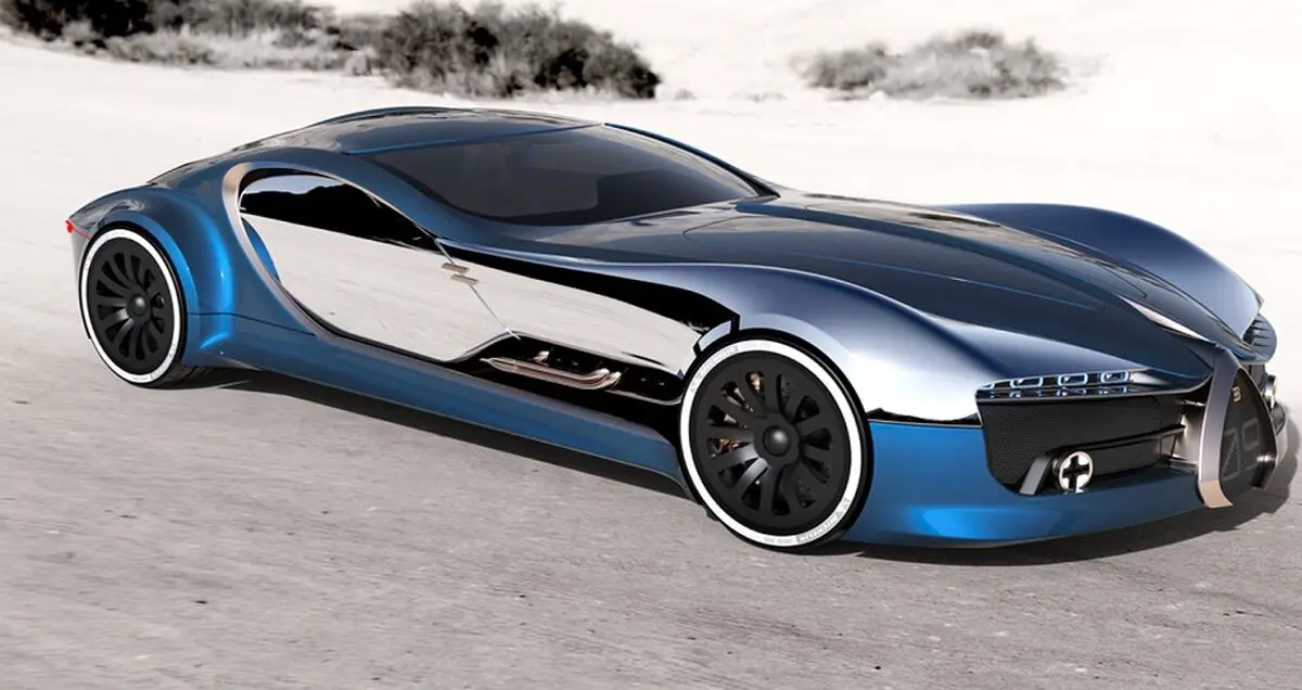 بوگاتی Type 57 T Concept خودرو رویایی آینده