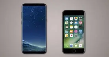 مقایسه کامل تصویری گلکسی S8 پلاس و آیفون ۷