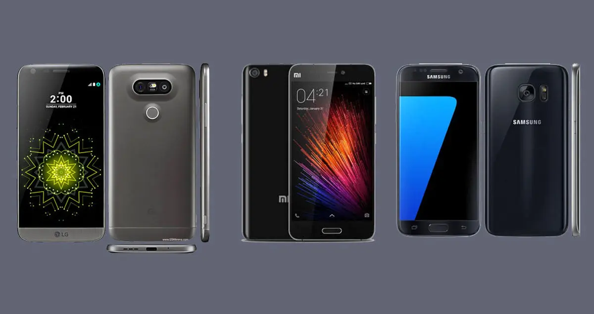 مقایسه همه‌جانبه شیائومی MI 5، سامسونگ گلکسی S7 و ال جی G5