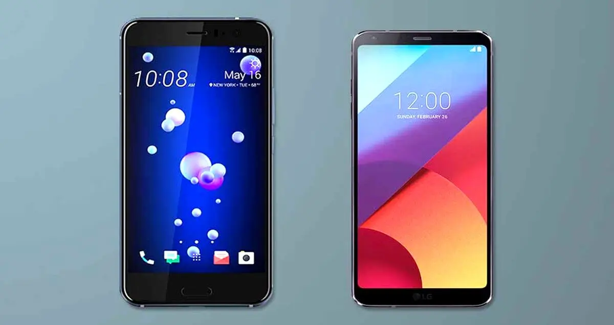 مقایسه کامل دو گوشی HTC U11 و LG G6
