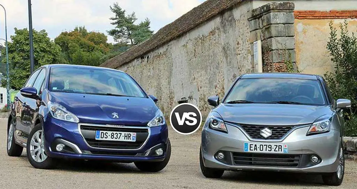 مقایسه پژو ۲۰۸ و سوزوکی بالنو