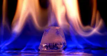 تولید انرژی از یخ هایی که آتش می گیرند