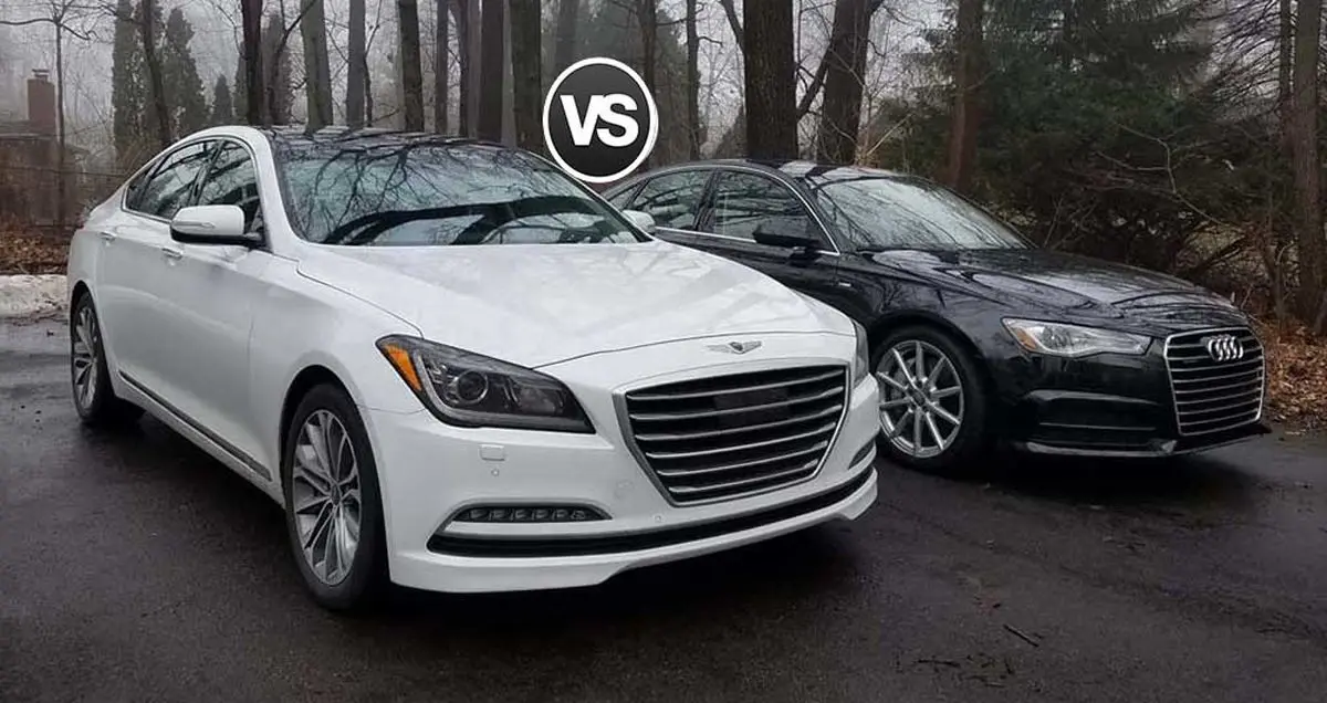 رویارویی آئودی A6 و جنسیس G80
