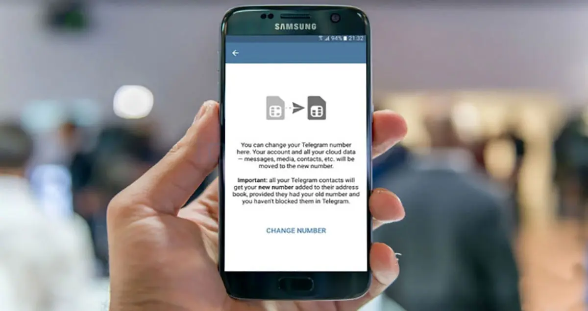 آموزش تغییر شماره تلفن در تلگرام