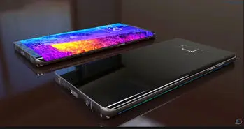 رندر منسوب به نوت ۸ و وجود حسگر اثر انگشت در زیر نمایشگر آن