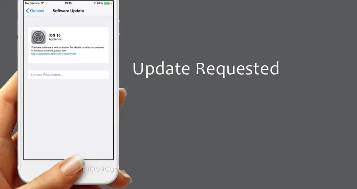 حل مشکل پیغام Update Requested در به‌روزرسانی iOS