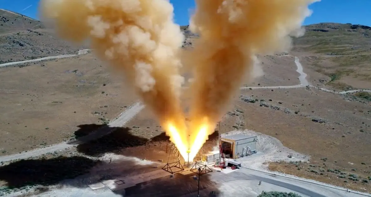 آزمون آتش لانچر فضاپیمای اوریون توسط شرکت Orbital ATK