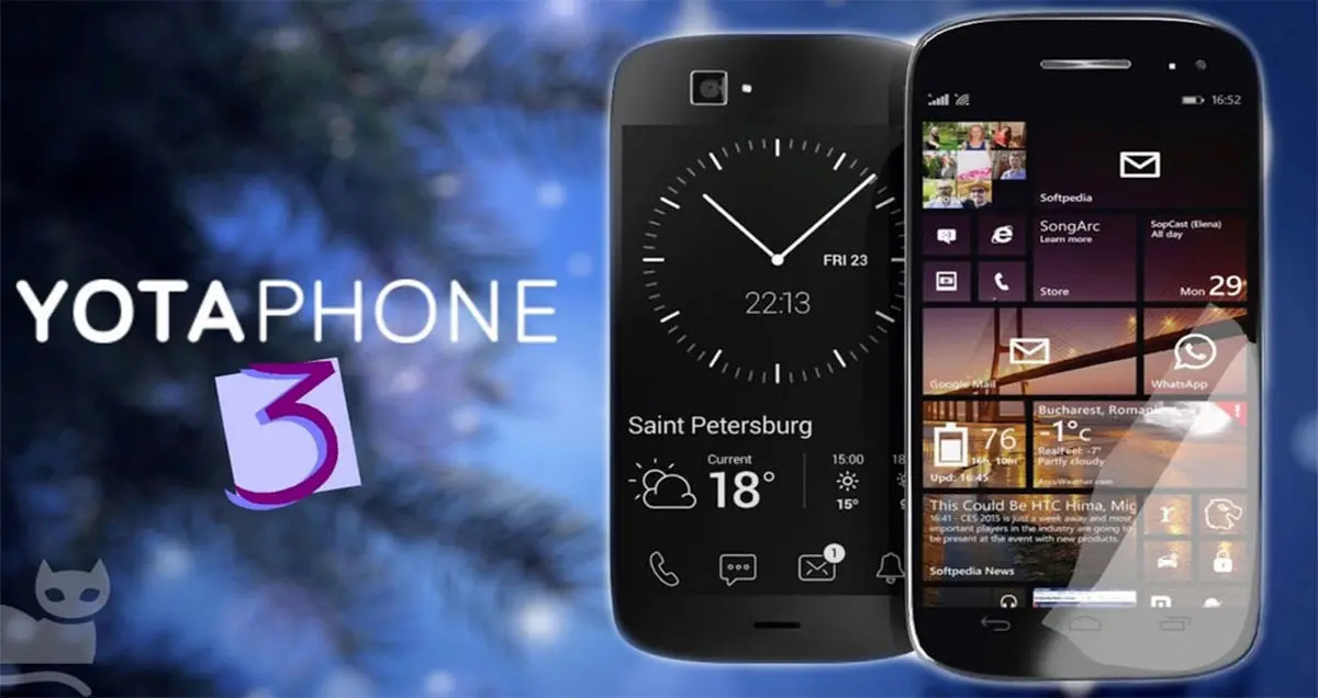 آشنایی با یوتافن ۳؛ گوشی با دو نمایشگر