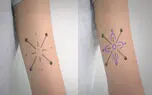 تماشا کنید: خالکوبی تغییر رنگ دهنده ای که بر سلامت بدن نظارت می کند