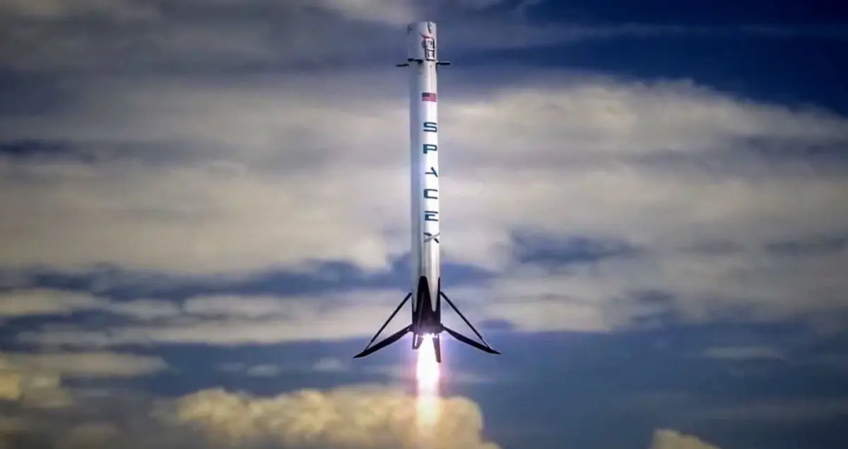 موشک فالکون ۹ با موفقیت به فضا پرتاب شد