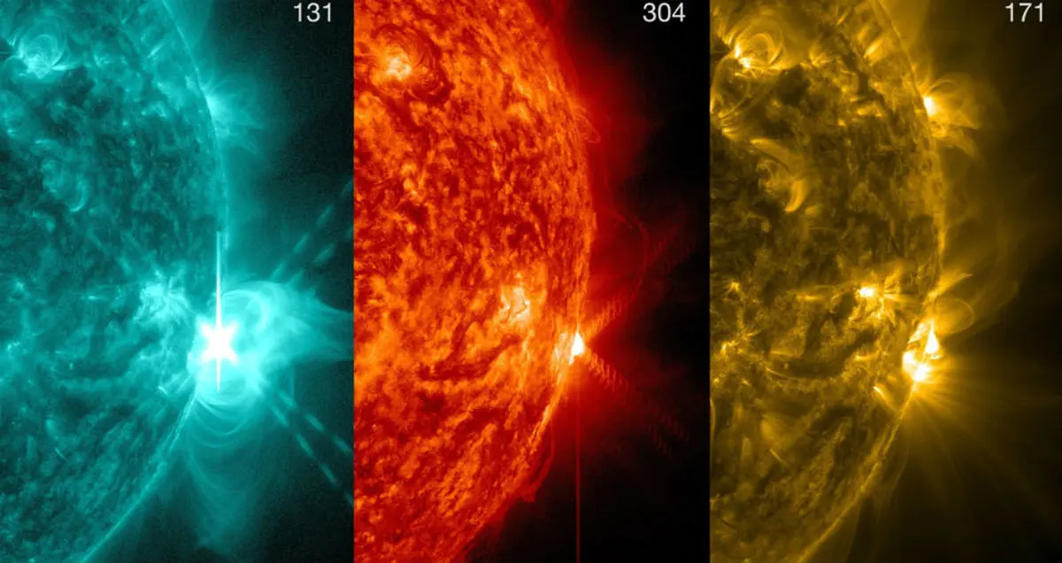 تکان‌های زیاد پلاسمای خورشیدی تحت تاثیر میدان مغناظیسی