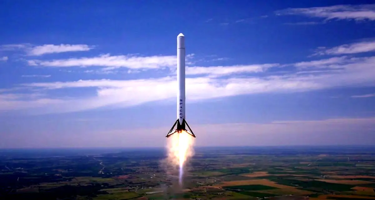 فرود ششمین موشک Falcon 9 روی سکوی زمینی
