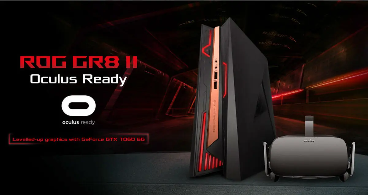 ایسوس ROG GR8 II؛ کوچک ترین کامپیوتر سازگار با هدست Oculus در جهان