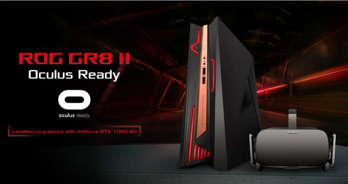 ایسوس ROG GR8 II؛ کوچک ترین کامپیوتر سازگار با هدست Oculus در جهان