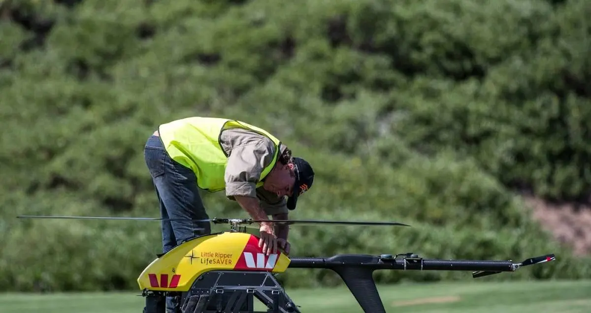 این پهپاد کوسه یاب از هوش مصنوعی استفاده می کند!
