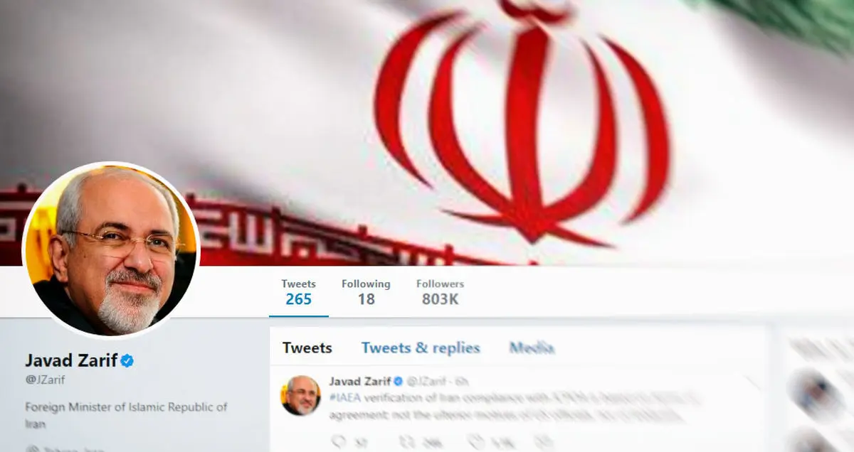 دکتر ظریف برای رعایت مقررات فیلترینگ، فارسی توییت نمی‌کند