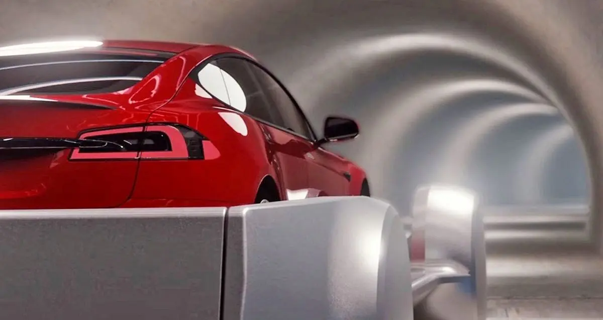 اولین ماشین الکتریکی تسلا در تونل سرعت قرار گرفت!