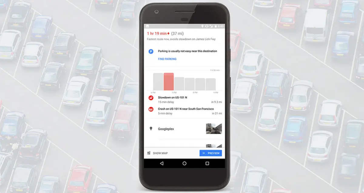 پیدا کردن پارکینگ ماشین با استفاده از گوگل مپ!