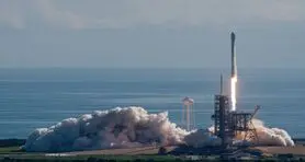 شرکت SpaceX یک فضاپیما سری به فضا پرتاب کرد
