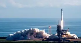 شرکت SpaceX یک فضاپیما سری به فضا پرتاب کرد