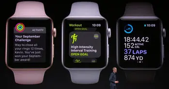 اپل واچ ۳ معرفی شد/ قابلیت تماس و بهبود عملکرد سخت افزاری