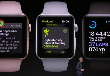 اپل واچ ۳ معرفی شد/ قابلیت تماس و بهبود عملکرد سخت افزاری