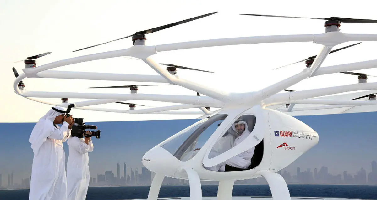 پهپادهای مسافربر در دبی آزمایش شد