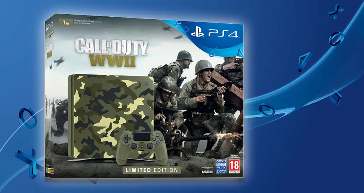 کنسول PS4 با طرح Call of Duty: WWII رونمایی شد
