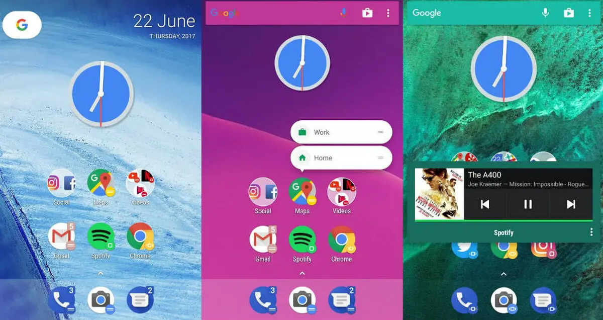 دریافت اندروید اوریو با نرم‌افزار Action Launcher