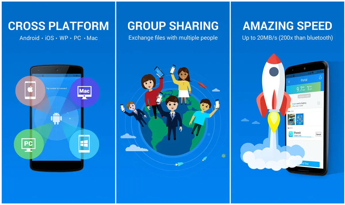 SHAREit با ۵۰۰ میلیون بار دانلود در پلی استور رکورد زد
