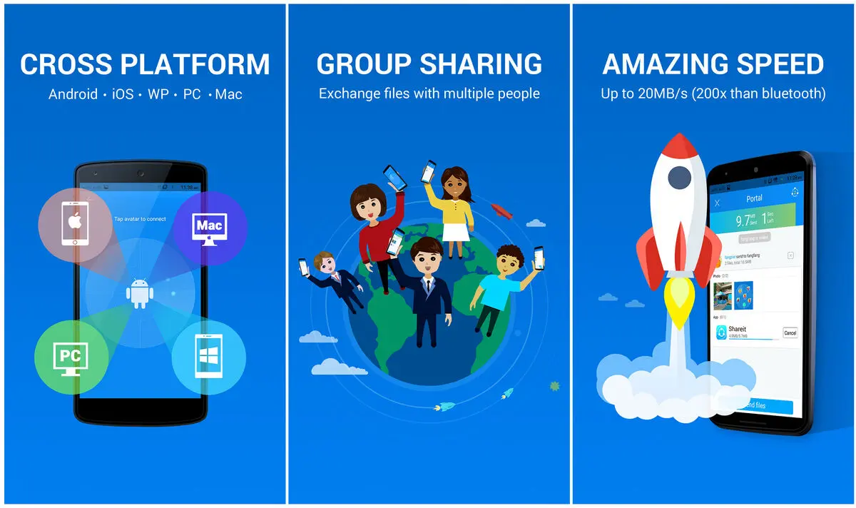 SHAREit با ۵۰۰ میلیون بار دانلود در پلی استور رکورد زد