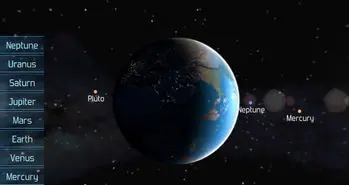 با پلتفرم Google Maps منظومه شمسی را رصد کنید!