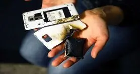 گوشی سامسونگ Galaxy J7 در هواپیما آتش گرفت!