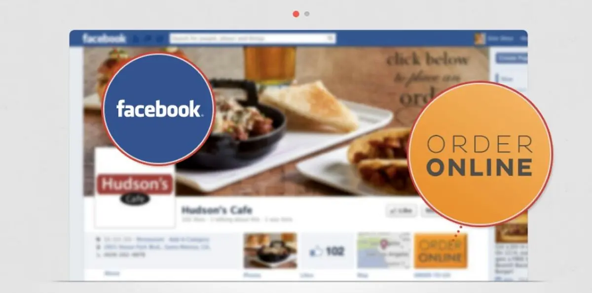 امکان سفارش غذا در فیس بوک
