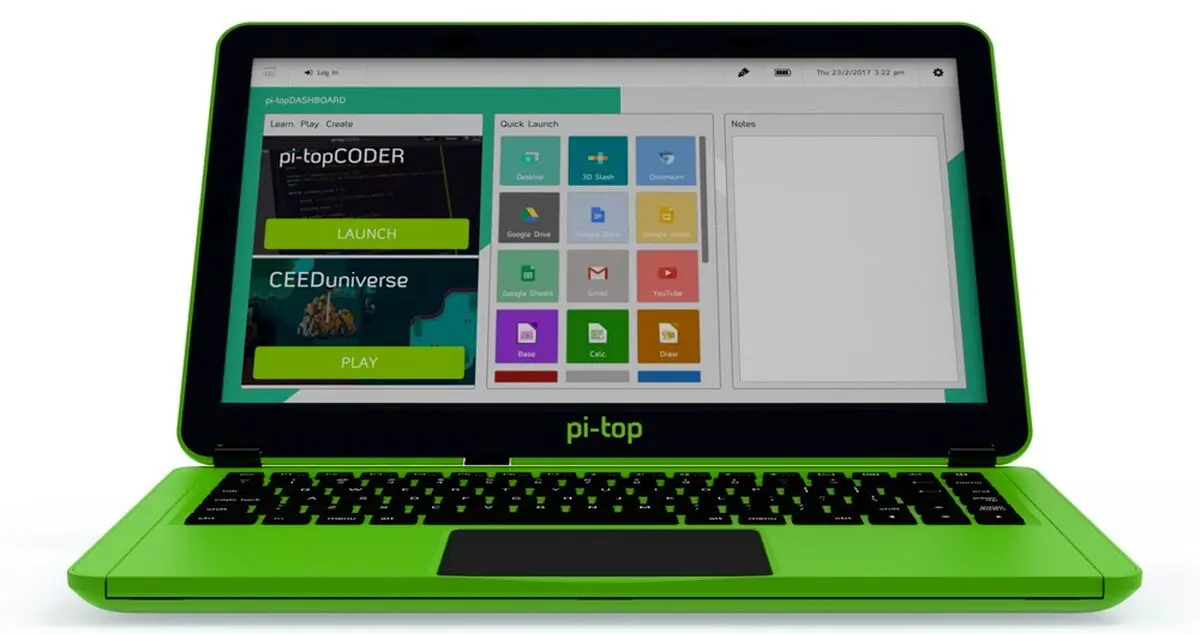 تماشا کنید؛ لپ تاپ جدید Raspberry Pi به دانش آموزان برنامه‌نویسی یاد می دهد!