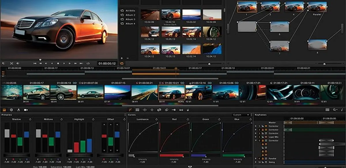 DaVinci Resolve یکی از برترین نرم افزارهای اصلاح رنگ