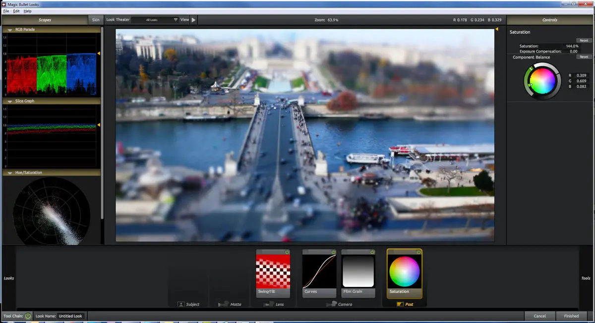 Looks تحولی در نرم افزارهای تصحیح رنگ